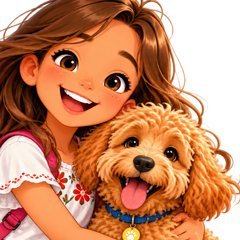 Sofía and Churro